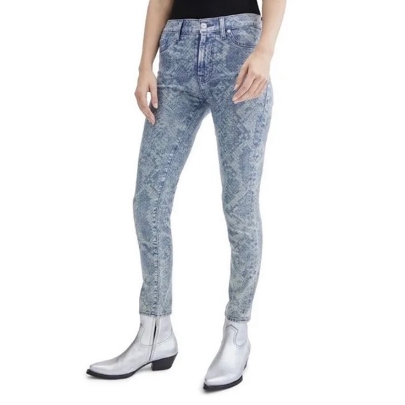 7 for all mankind snakeskin jeans - Picture 7 of 8